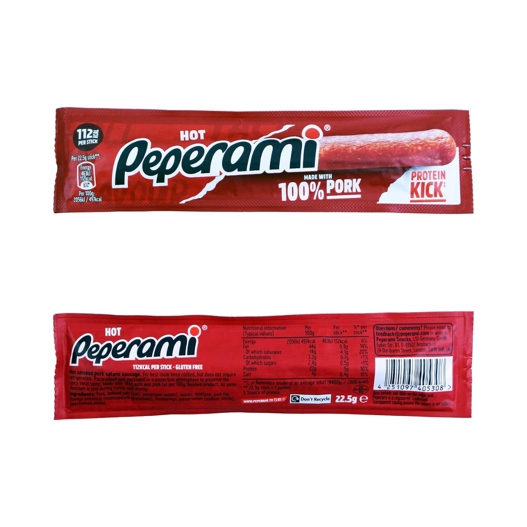 Peperami Salami 24x22.5g Hot