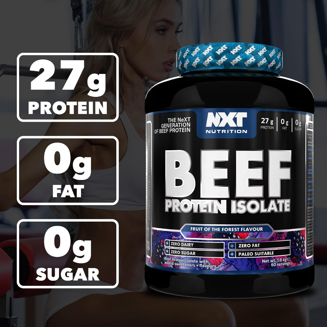 NXT Nutrition Beef Protein Isolate 1.8kg Fruits of the Forest
