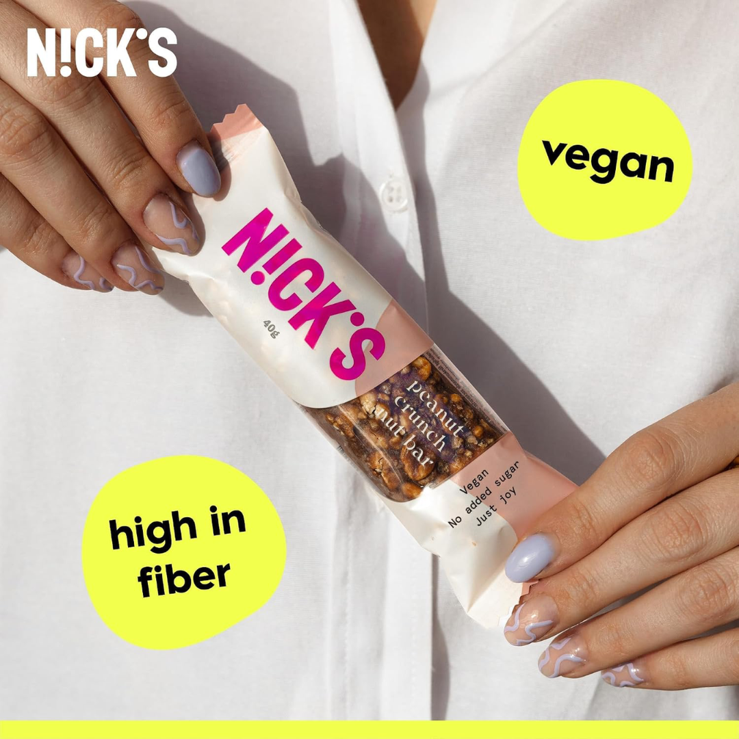 NICK'S Nut Bar 12x40g Peanut Crunch