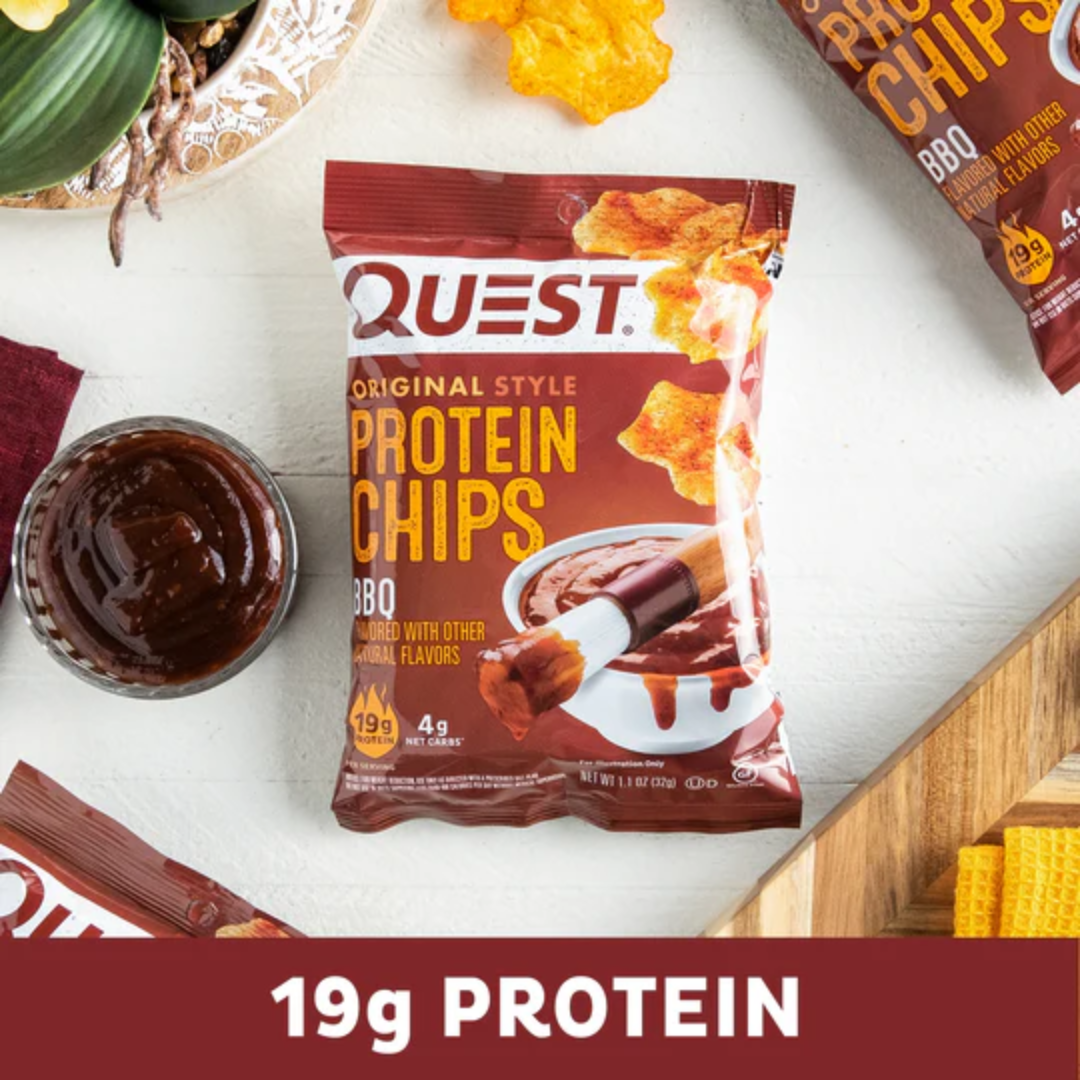 Quest Nutrition Protein Chips 8x32g BBQ