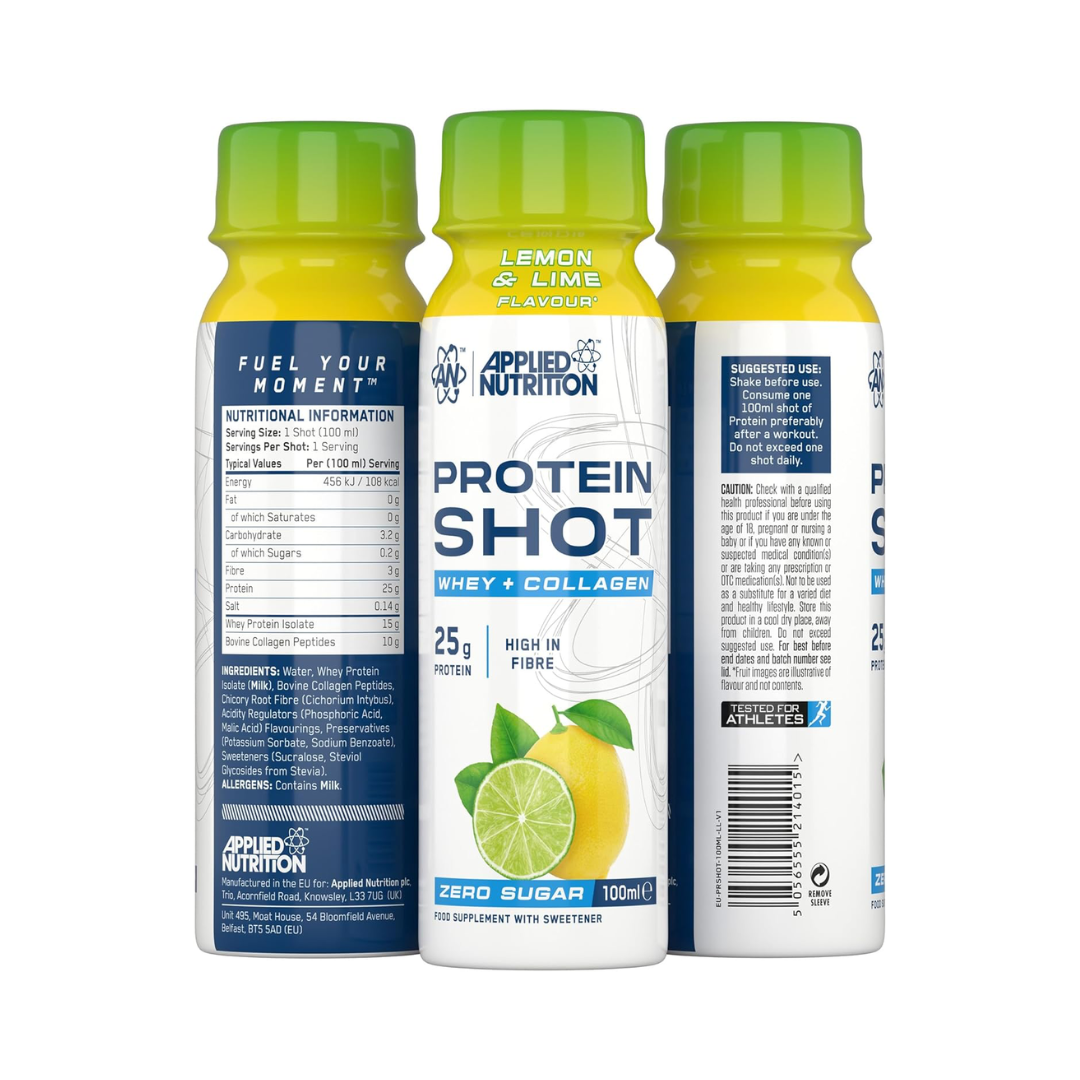 Applied Nutrition Protein Shot 12x100ml Lemon & Lime