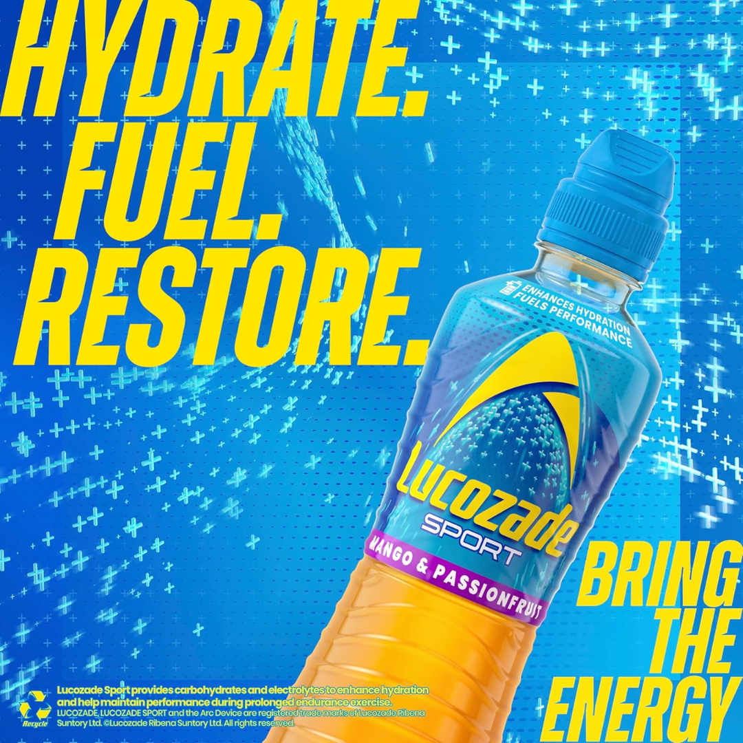 Lucozade Sport 12x500ml Mango & Passionfruit