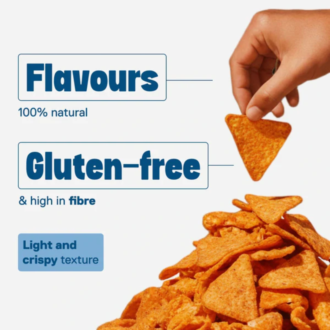 QNT Protein Chips 12x50g Paprika