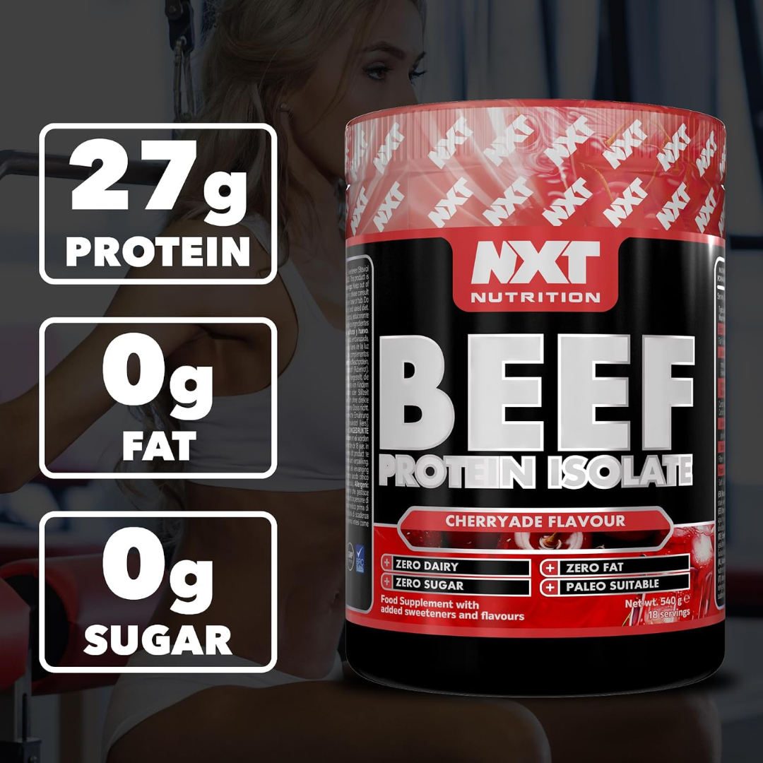 NXT Nutrition Beef Protein Isolate 540g Cherryade
