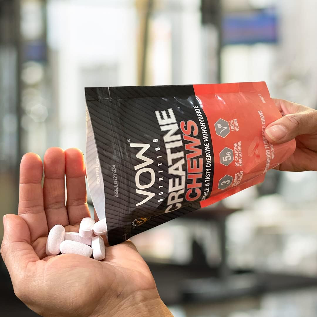VOW Nutrition Creatine Chews 100 Tabs Strawberry
