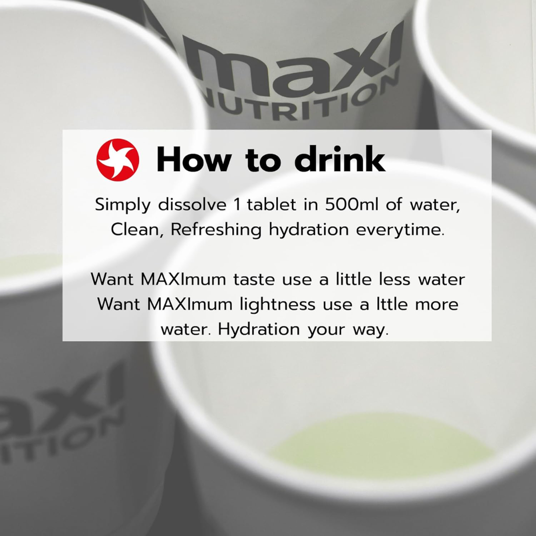 MaxiNutrition Protein Hydration 6x10 Tabs Green Apple
