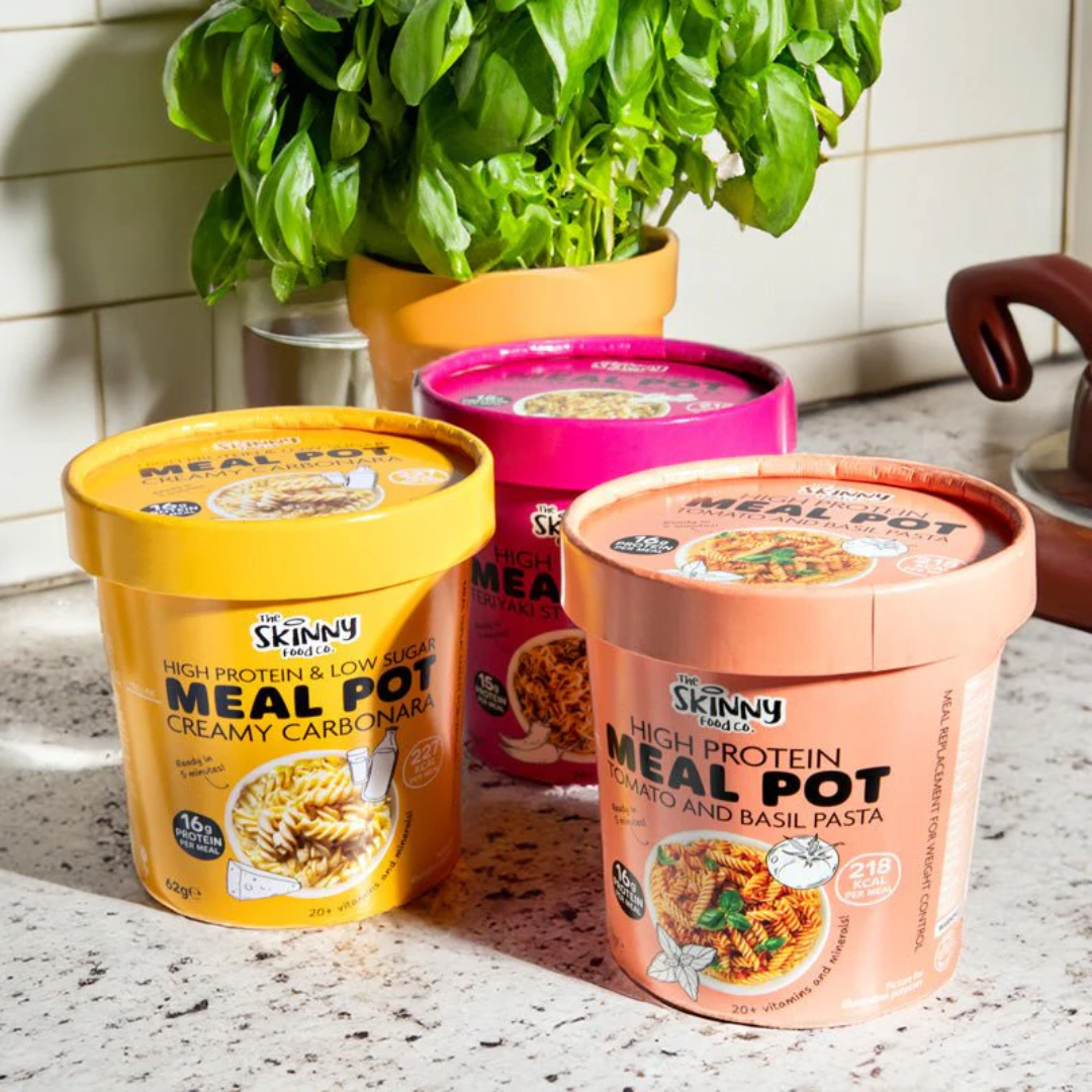 The Skinny Food Co High Protein Mealpots 12x62g Tomato & Basil