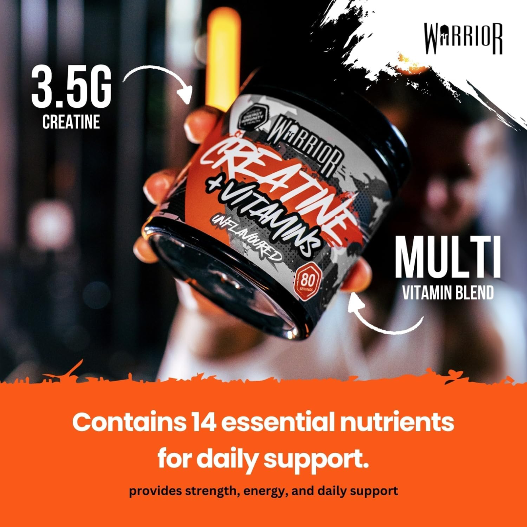 Warrior Creatine Plus Vitamins 360g Unflavoured