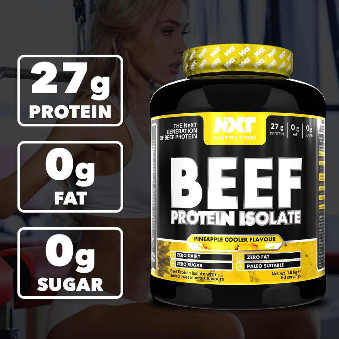 NXT Nutrition Beef Protein Isolate 1.8kg Pineapple