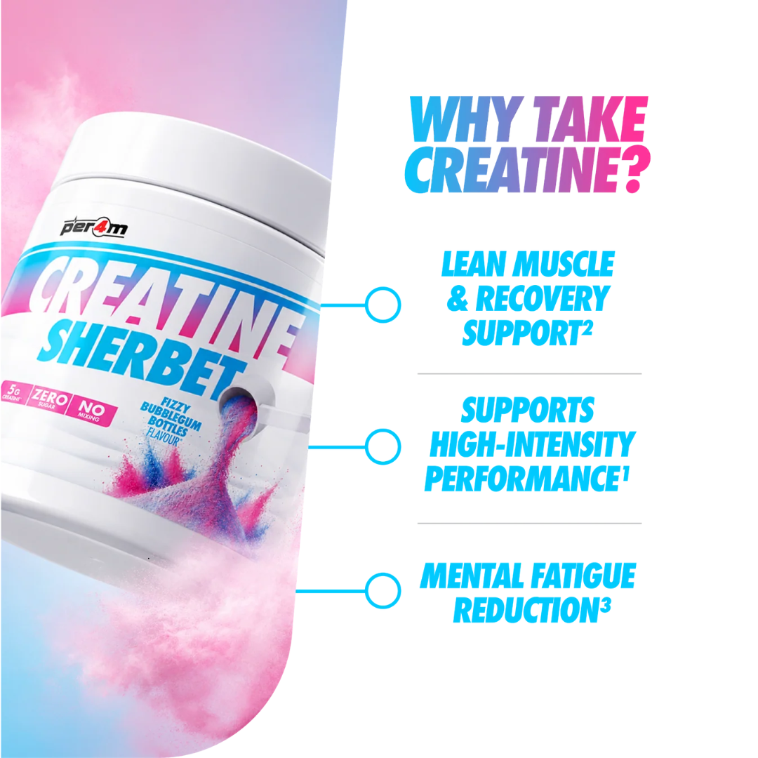 Per4m Creatine Sherbet 93g Rainbow Candy