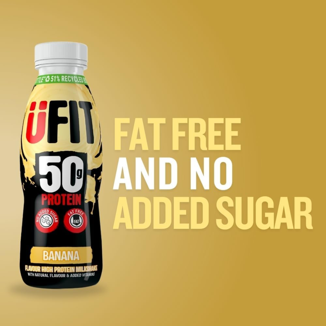 UFIT Protein RTD 8x500ml Banana