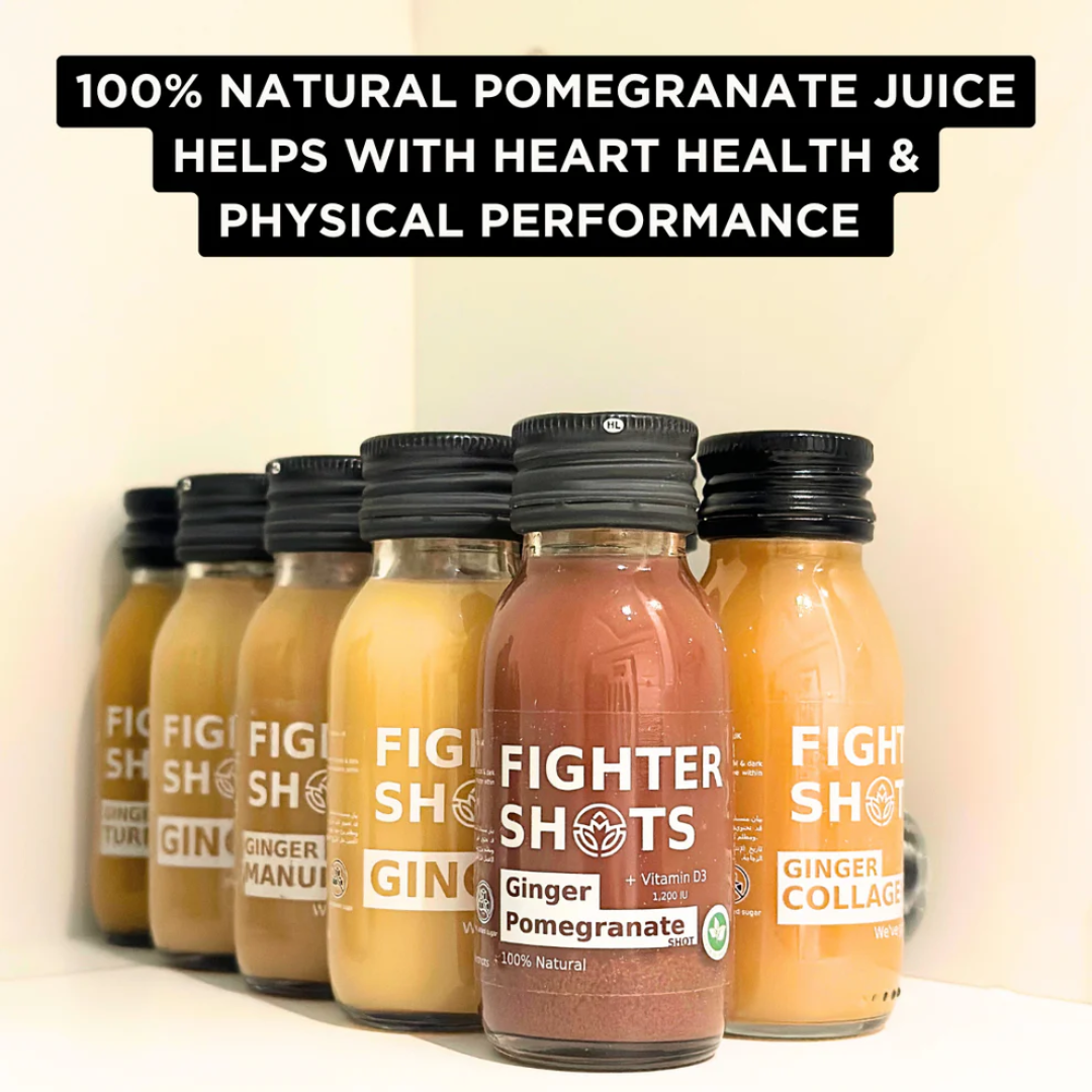 Fighter Shots 12x60ml Ginger Pomegranate