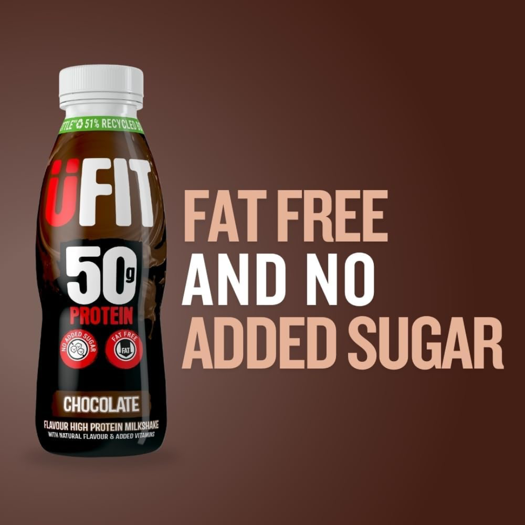 UFIT Protein RTD 8x500ml Chocolate