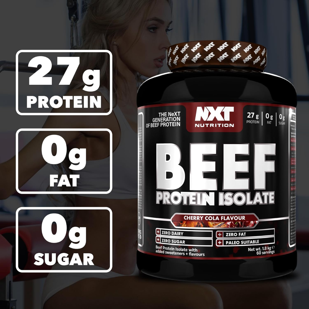 NXT Nutrition Beef Protein Isolate 1.8kg Cherry Cola
