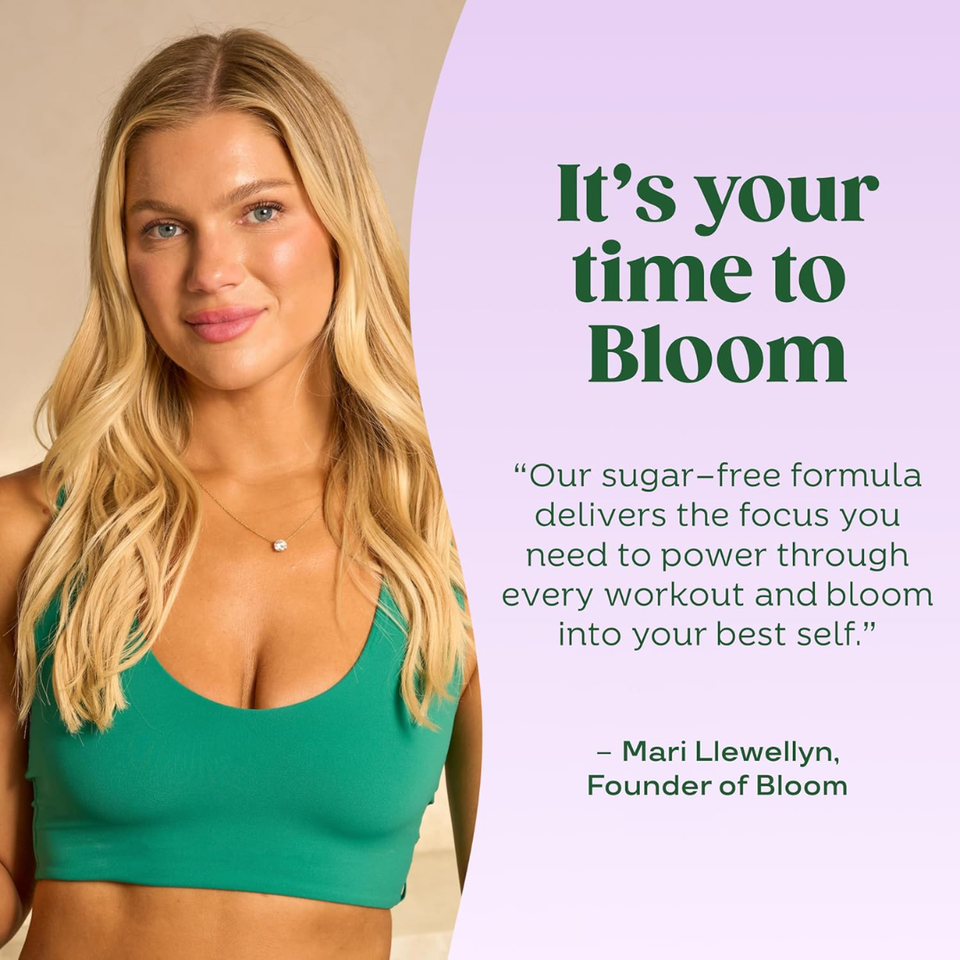 Bloom Pre-Workout 186g Strawberry Mango
