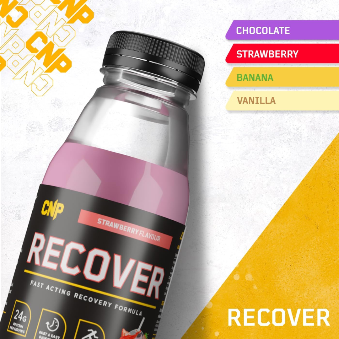 CNP Recover Shake and Take 24x80g Bottles Strawberry