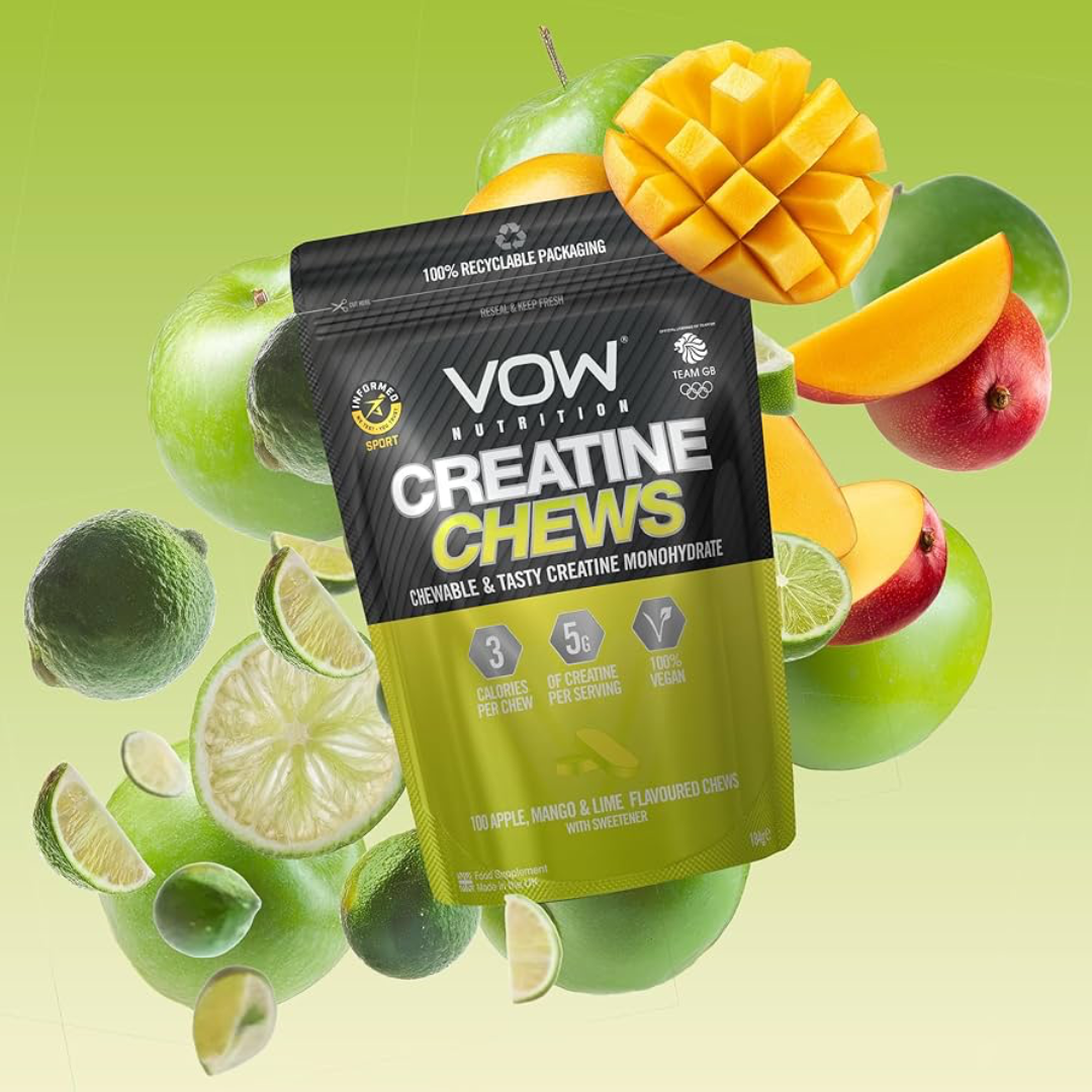VOW Nutrition Creatine Chews 100 Tabs Apple Mango & Lime