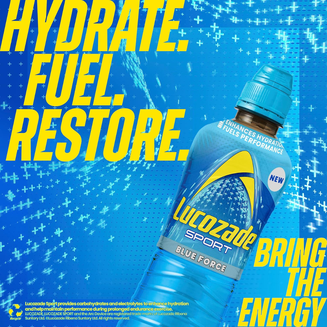 Lucozade Sport 12x500ml Blue Force