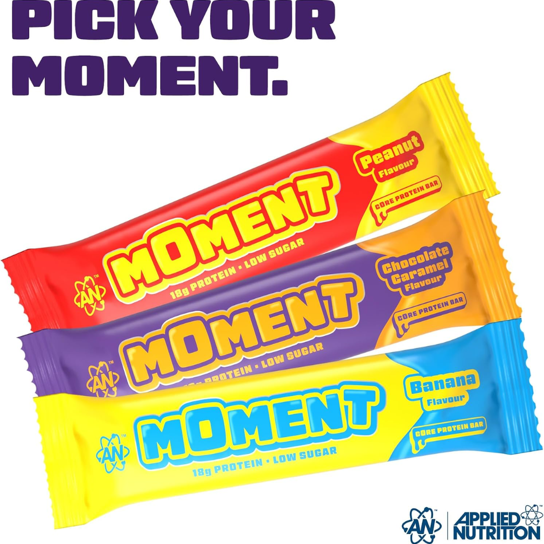 Applied Nutrition Moment Protein Bar 12x55g Chocolate Peanut