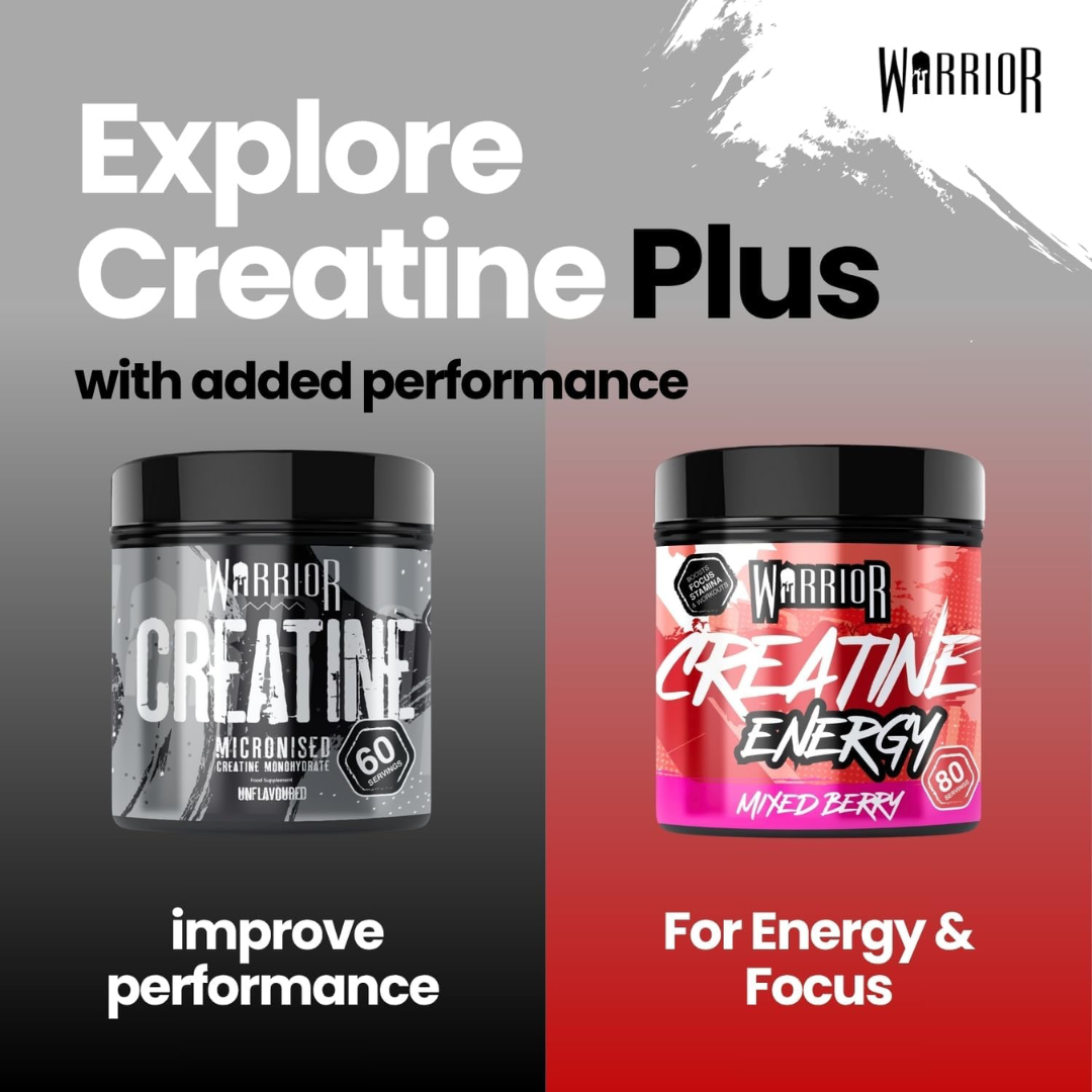 Warrior Creatine Plus Energy 360g Mixed Berry