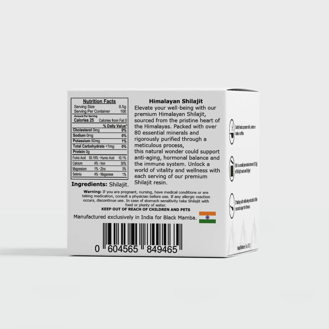 Black Mamba Shilajit Resin 50g