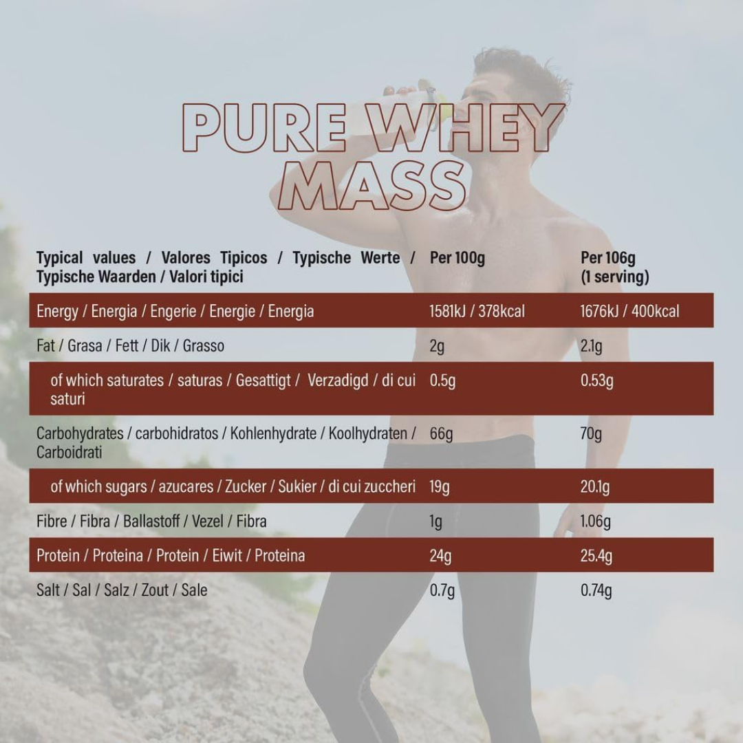 NXT Nutrition NXT Pure Whey Mass 3.18kg Chocolate Milkshake
