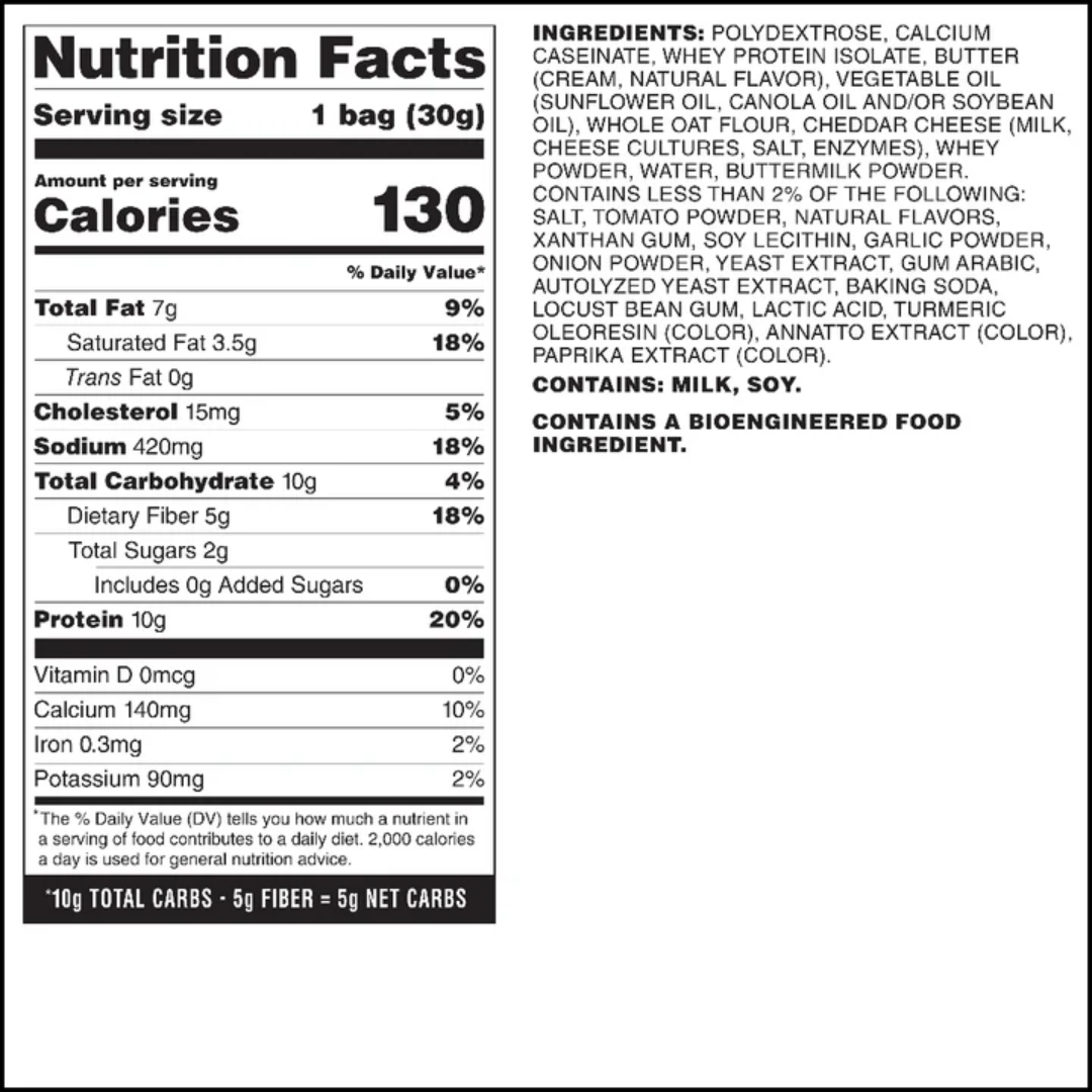 Quest Nutrition Cheese Crackers 4x30g Cheddar Blast