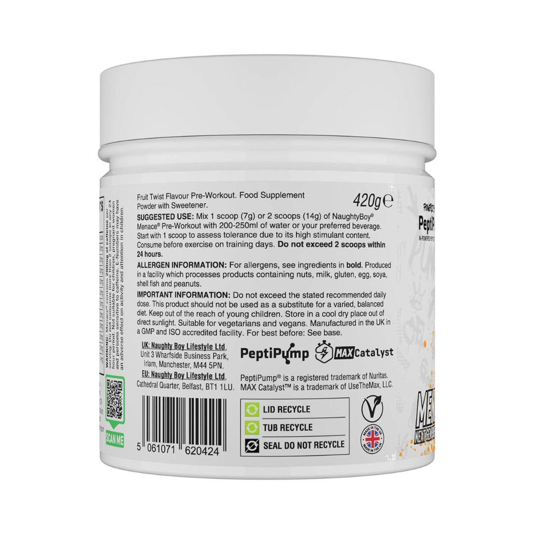 Naughty Boy Menace V2 420g Fruit Twist 60 Servings