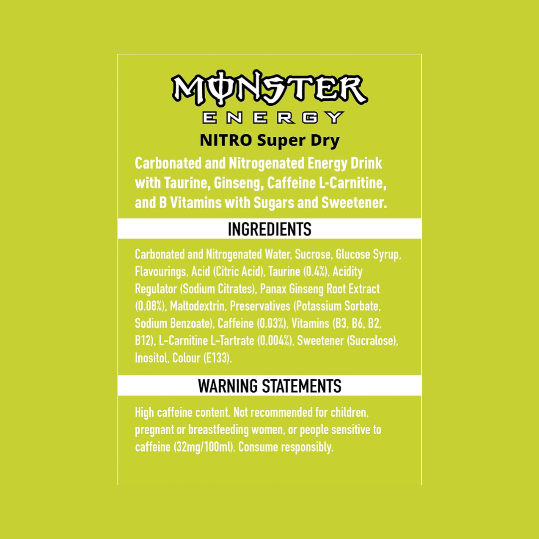 Monster Energy 12x500ml Nitro