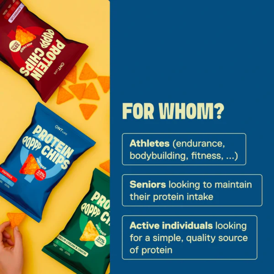 QNT Protein Chips 12x50g Paprika