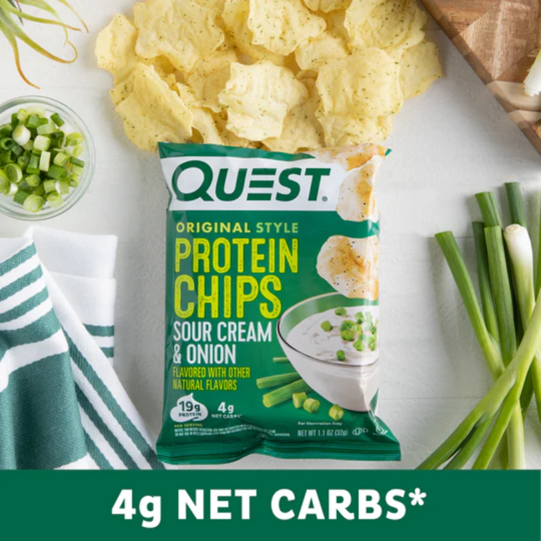 Quest Nutrition Protein Chips 8x32g Sour Cream & Onion