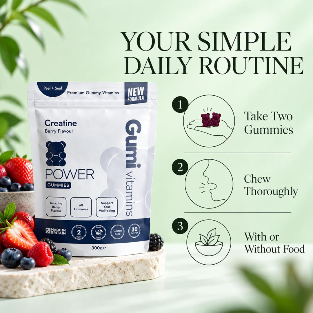 Gumi Vitamins POWER - Creatine Gummies 300g Berry