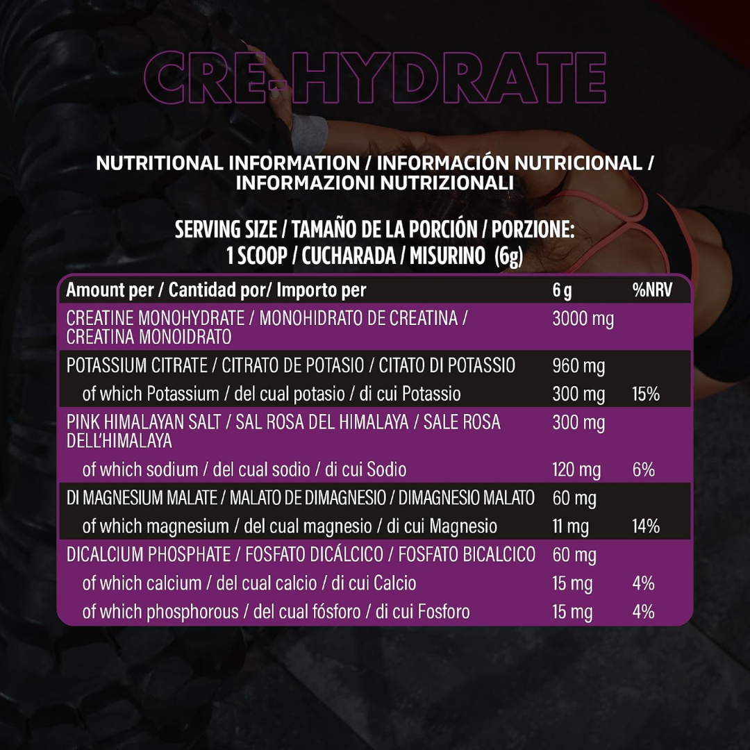 NXT Nutrition CRE Hydrate 360g Mmmto