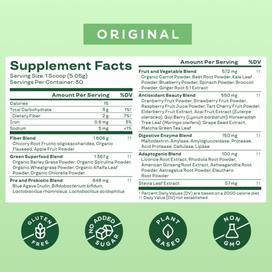 Bloom Greens 180g Original