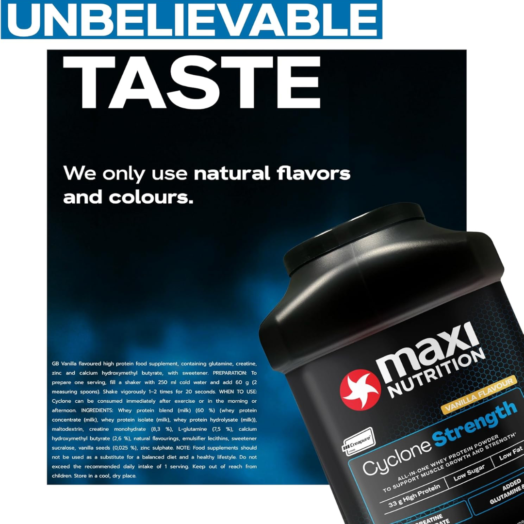MaxiNutrition Cyclone Powder 1260g - Vanilla