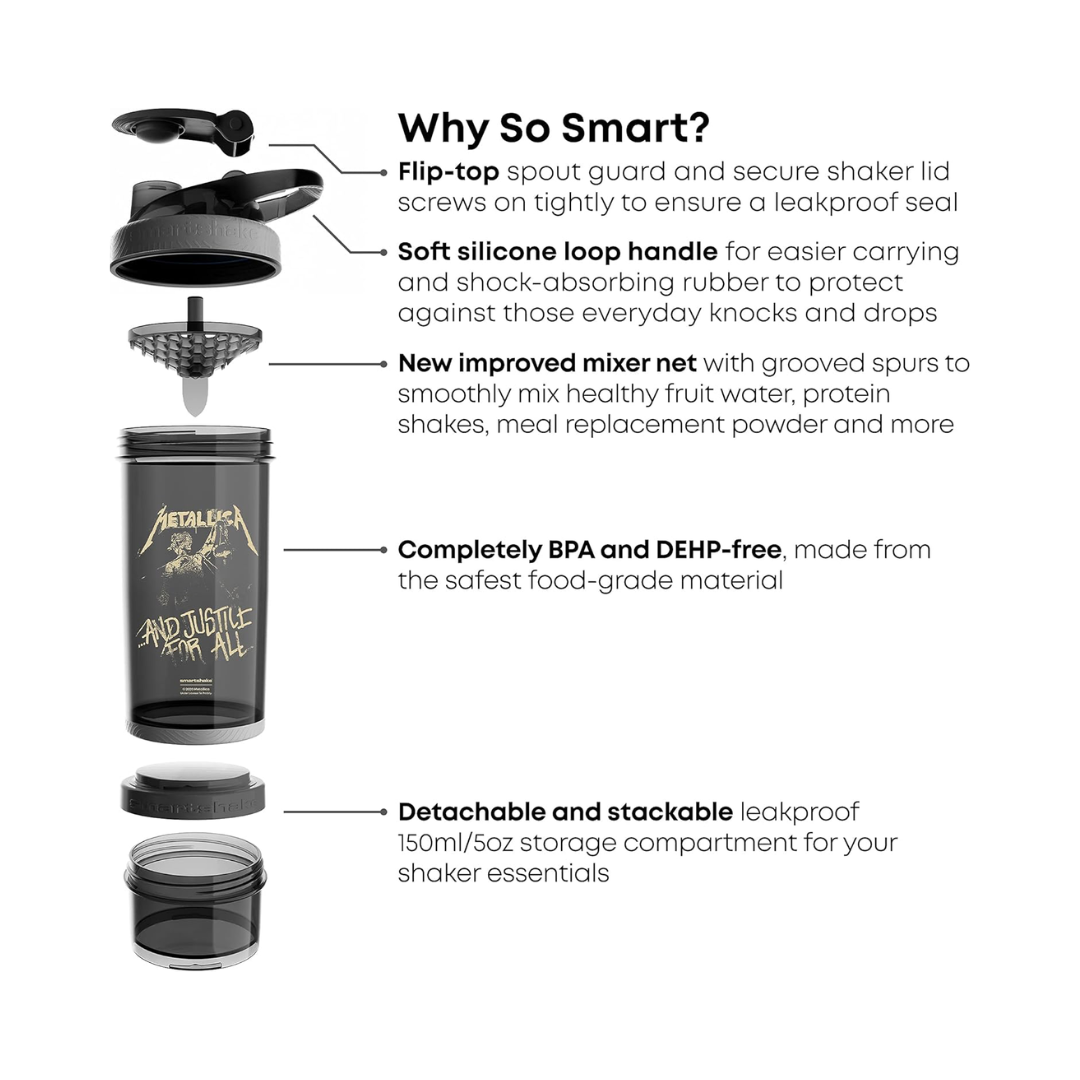 SmartShake Revive Shaker 750ml Metallica