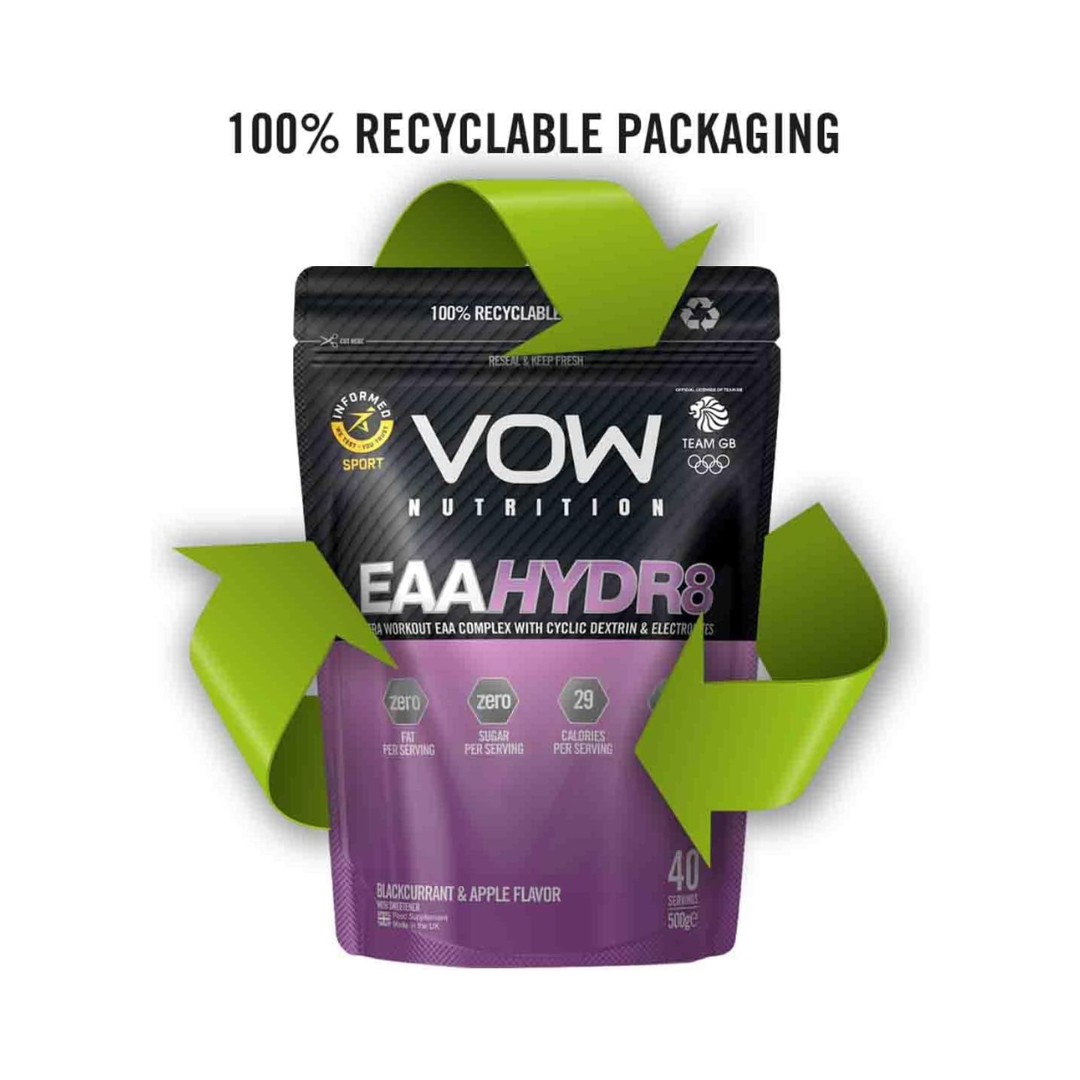 VOW Nutrition EAA Hydr8 500g Blackcurrant & Apple