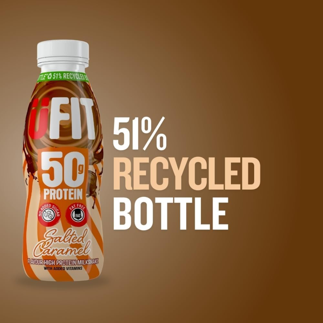 UFIT Protein RTD 8x500ml Salted Caramel