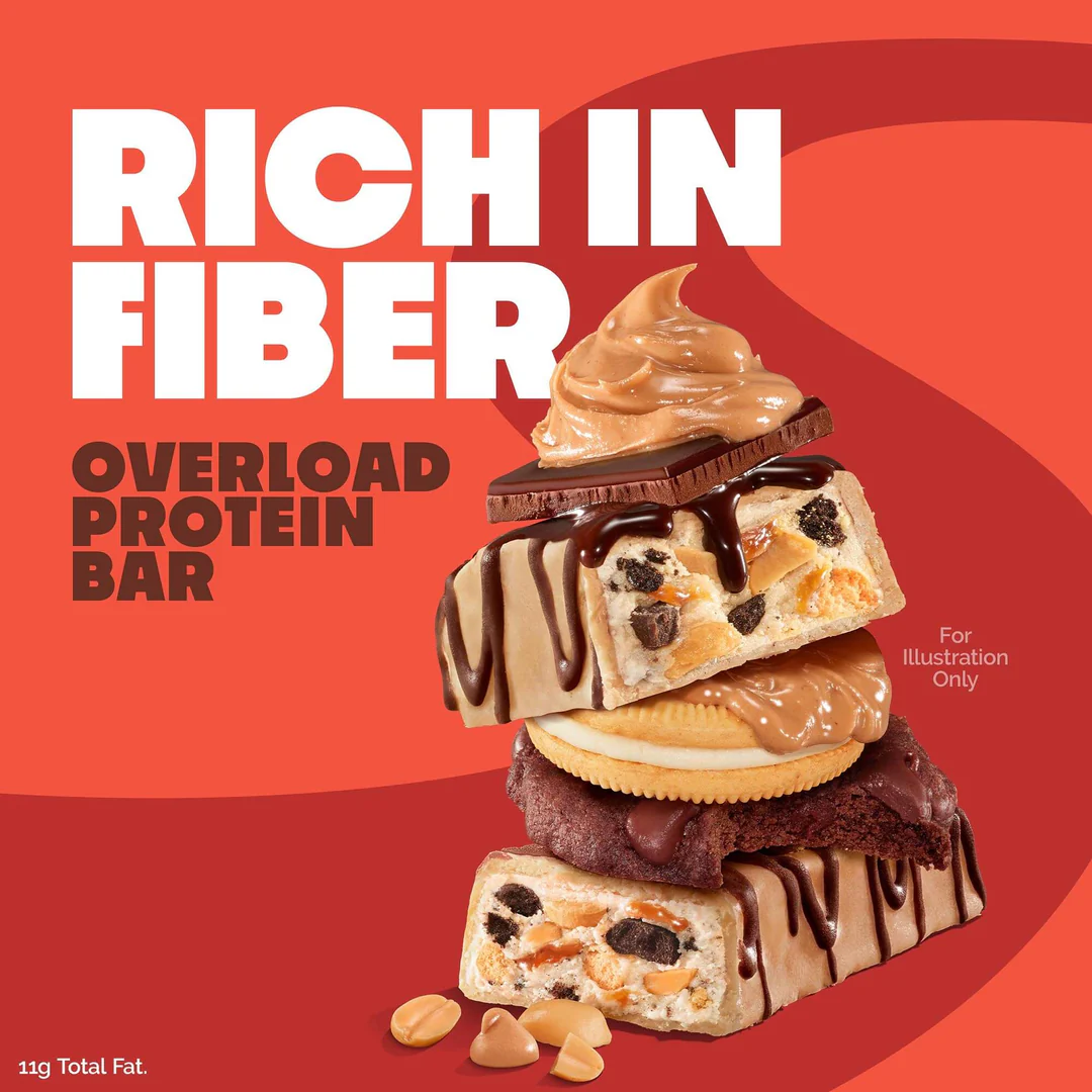 Quest Nutrition Overload Protein Bar 12x60g Nutty by Nature