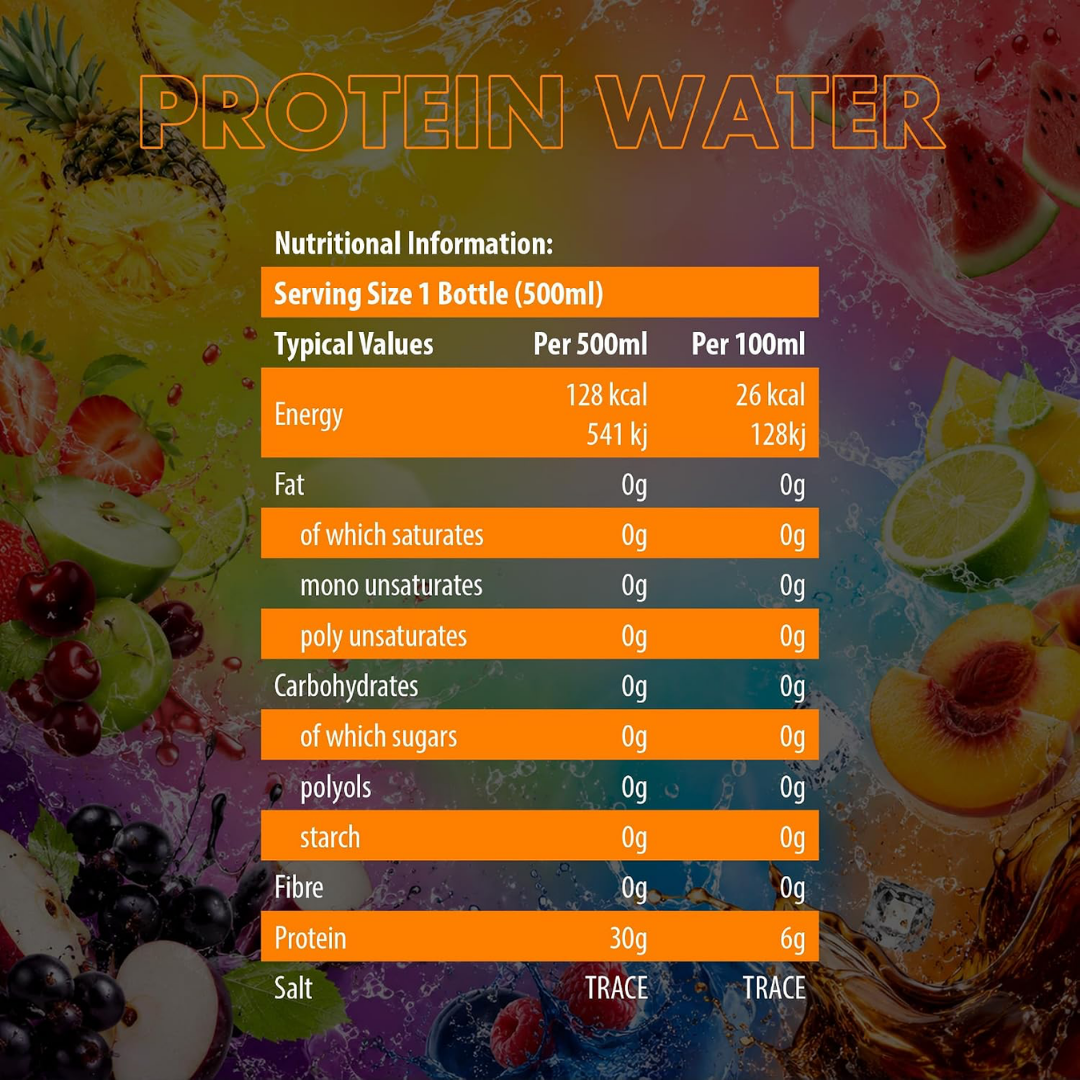 NXT Nutrition KN Protein Water 12x500ml Peach