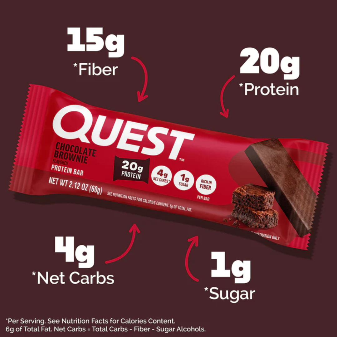 Quest Nutrition Bar 12x60g Chocolate Brownie
