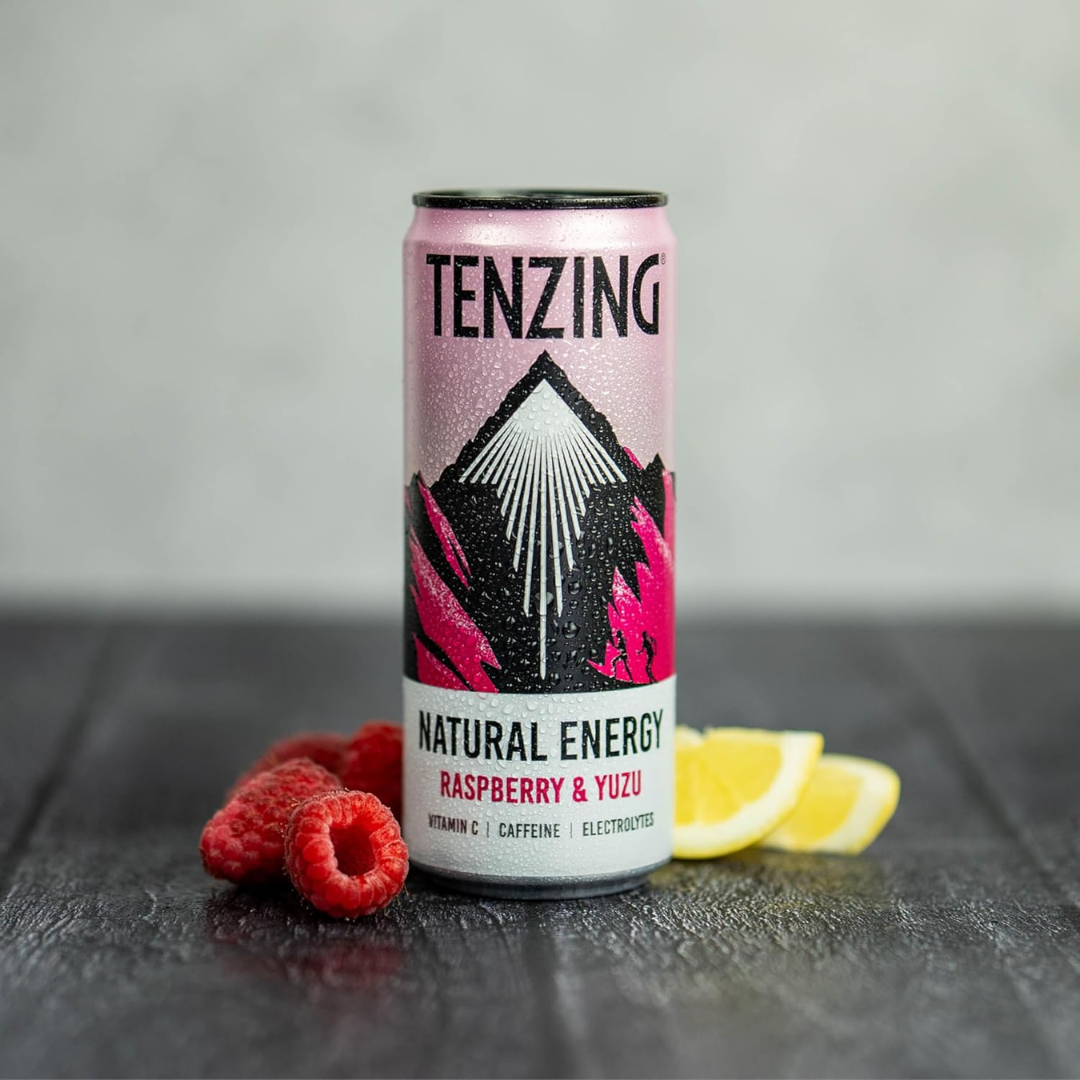Tenzing Natural Energy 12x250ml Raspberry & Yuzu