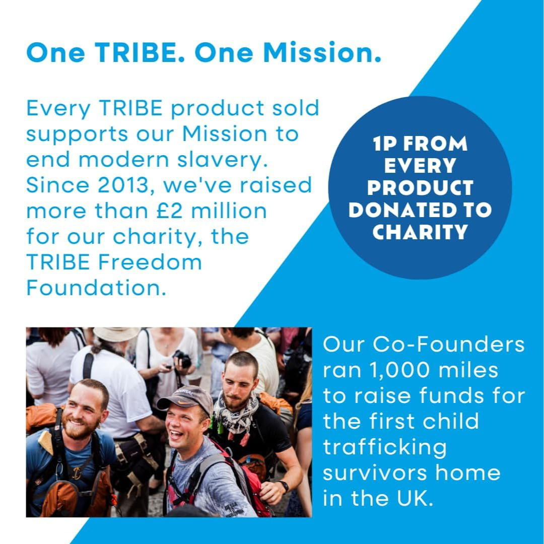 Tribe Protein + Focus Flapjack 12x60g Choc Brownie