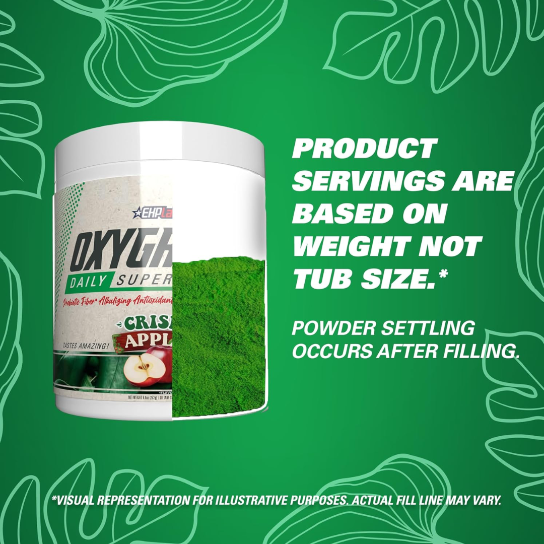 EHP Labs OxyGreens Daily Super Greens 30 Servings - Crisp Apple