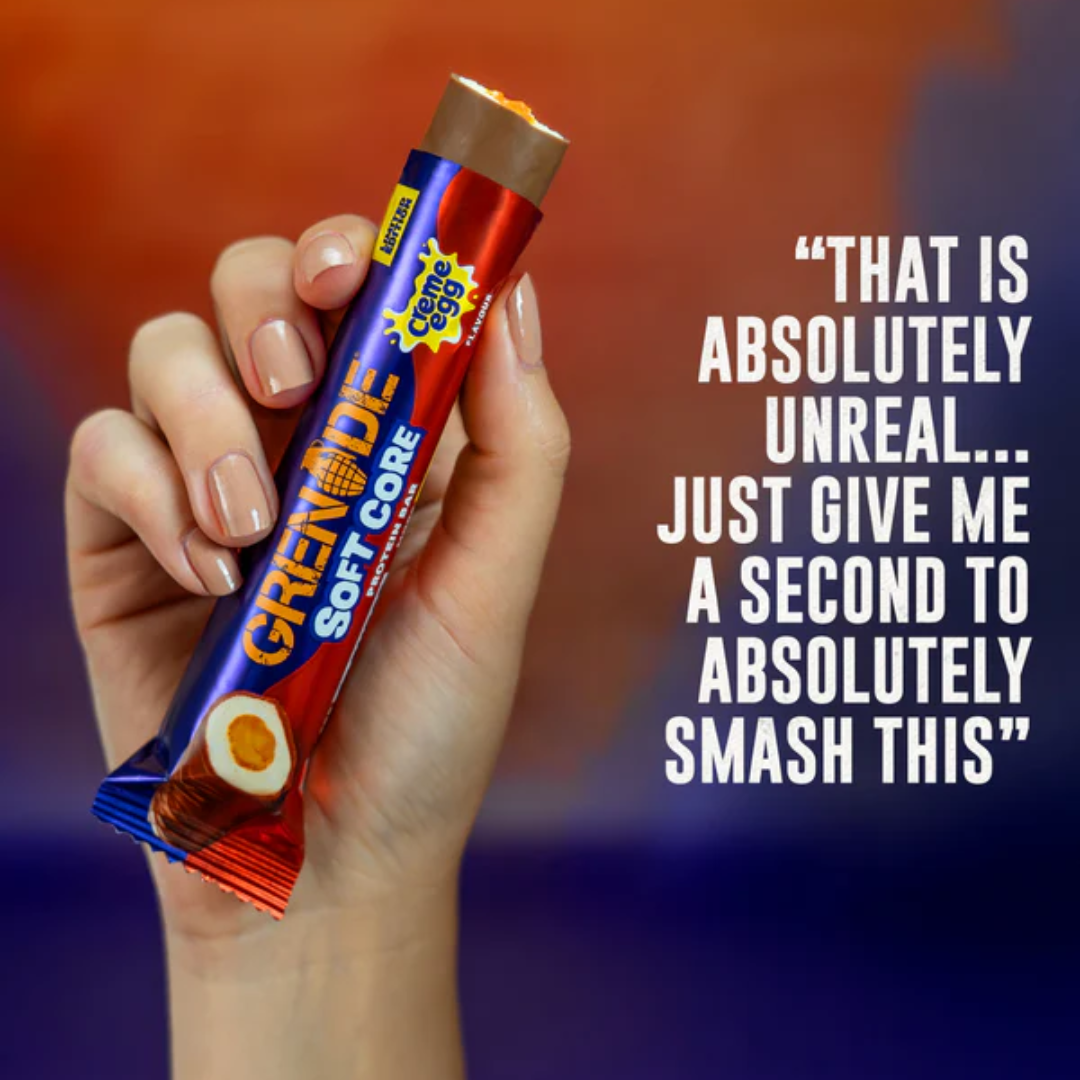 Grenade Soft Protein Bar 18x45g Creme Egg (Limited Edition)