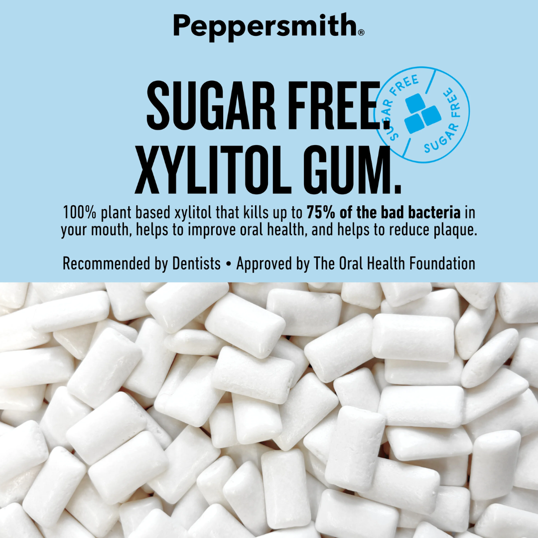 Peppersmith Chewing Gum 12x15g Spearmint