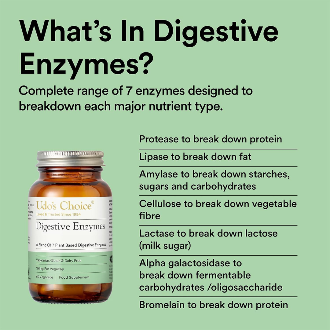 Udo's Choice Digestive Enzyme Blend 60 Caps