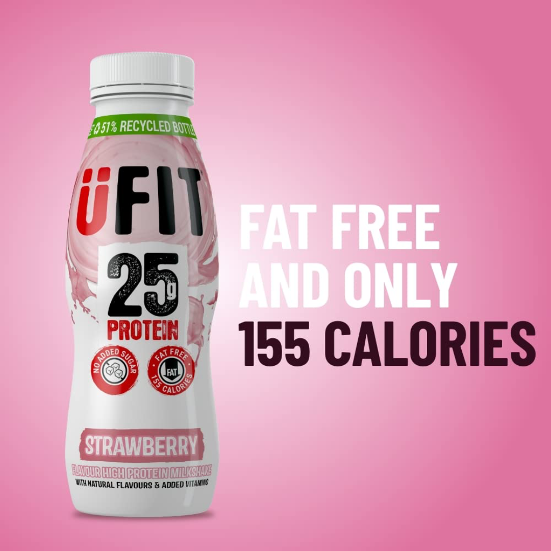 UFIT Protein RTD 10x330ml Strawberry