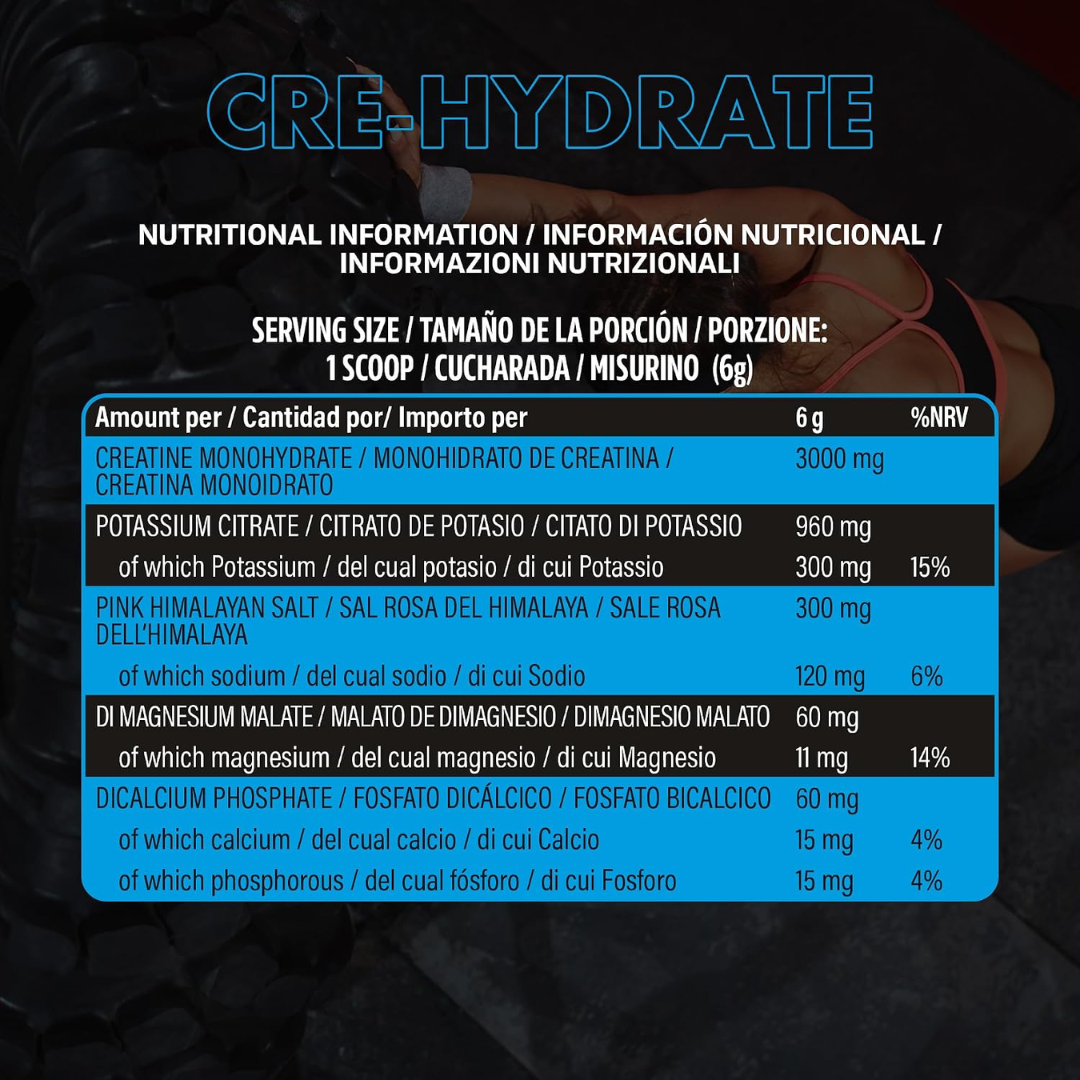 NXT Nutrition CRE Hydrate 360g Unflavoured