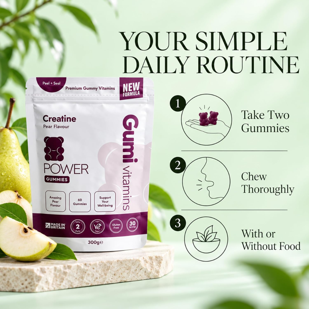 Gumi Vitamins POWER - Creatine Gummies 300g Tropical Fruit